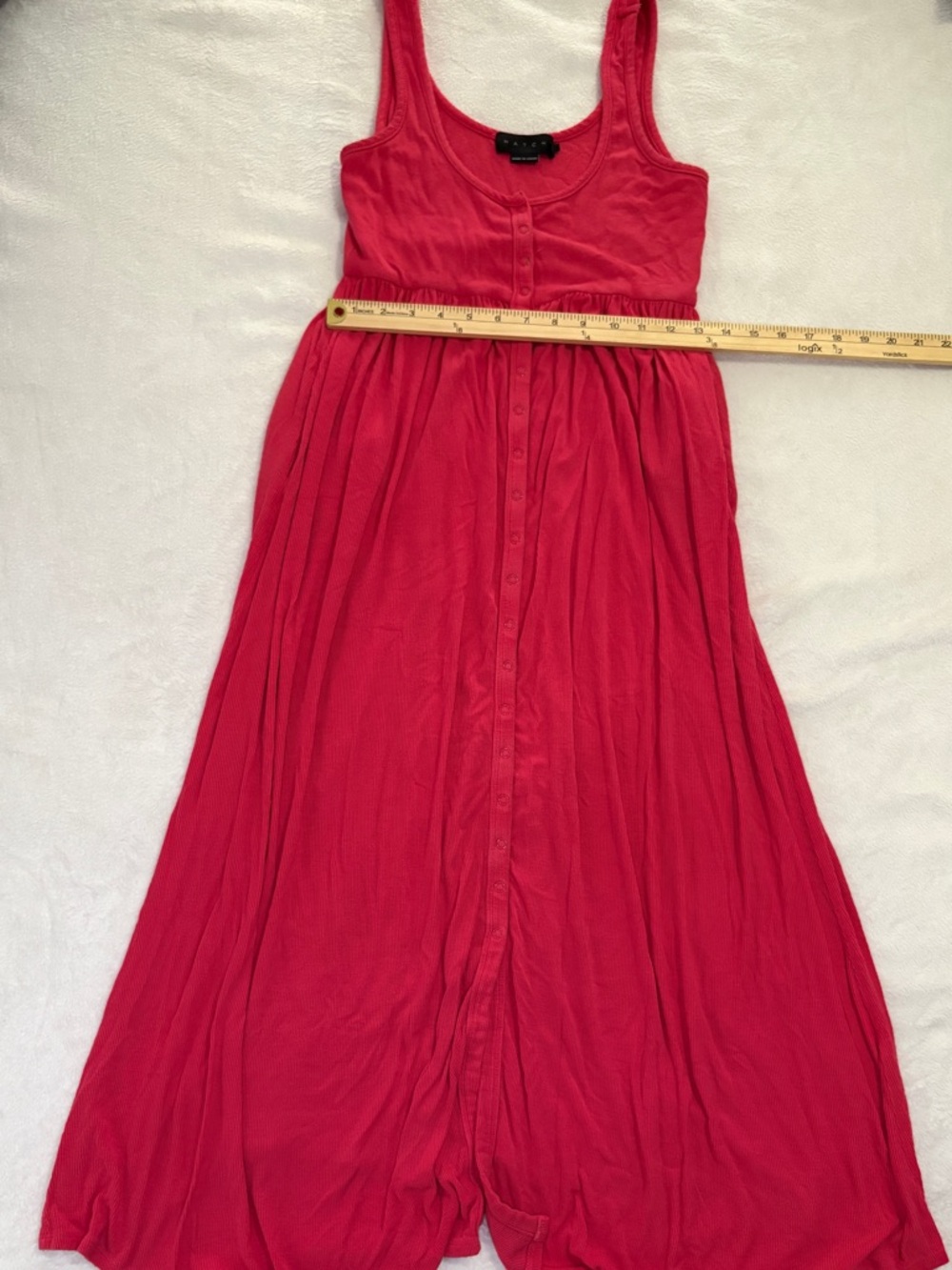 Hatch Coral Sleeveless Maxi Dress Maternity